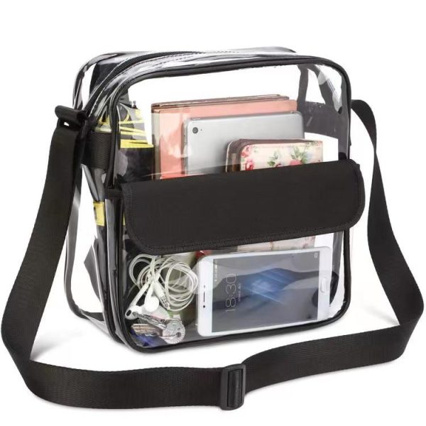 PVC Transparent Messenger Bag - Image 2