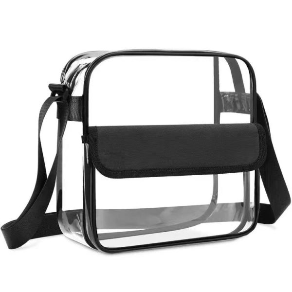 PVC Transparent Messenger Bag