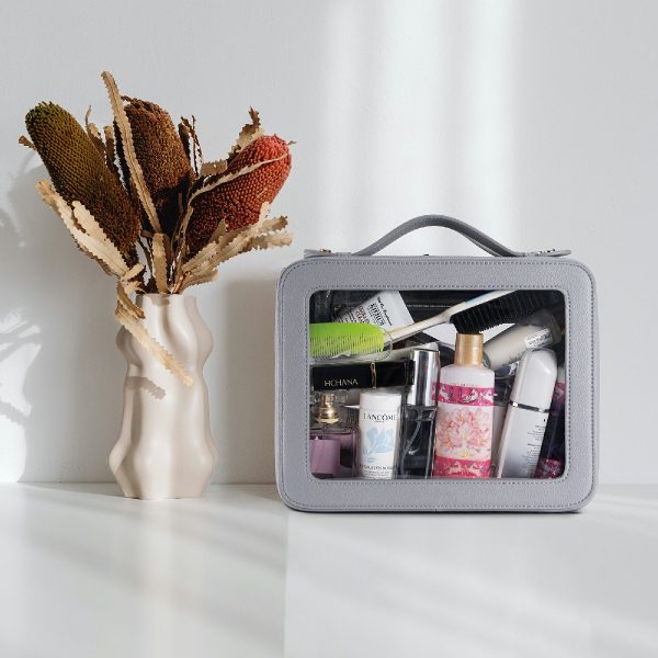 Clear Makeup Bag With Handle - Image 4